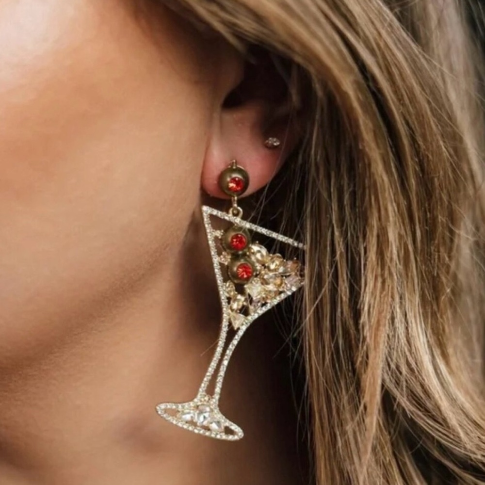 NEW BaubleBar Salty Sips Stirring Things Up Earrings